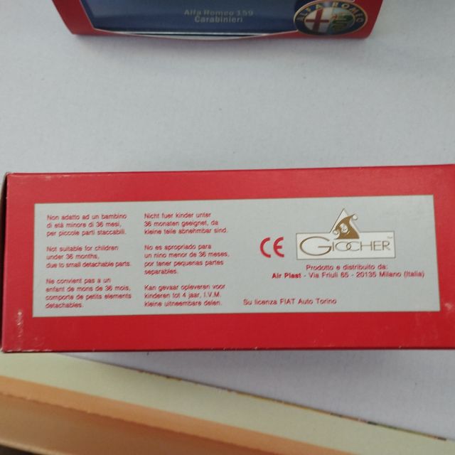 Modellino auto Carabinieri