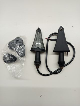 coppia frecce led omologate in alluminio x moto