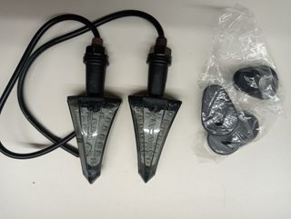 coppia frecce led omologate in alluminio x moto