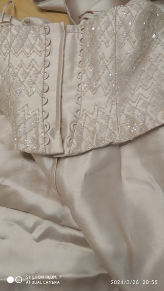 Vestido de novia.