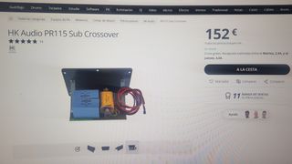 Filtro crossover subgraves hk audio 115