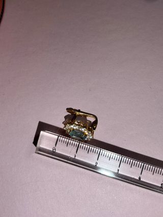 Pendientes de oro con circonitas