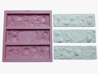 Esterilla de silicona con forma 3D oceánica