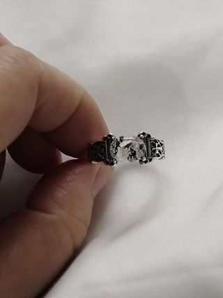 anillo de Diamantes Herkimer