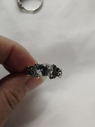 anillo de Diamantes Herkimer