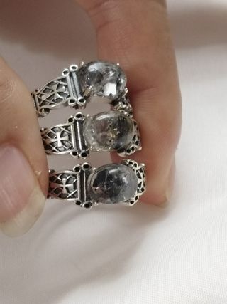 anillo de Diamantes Herkimer