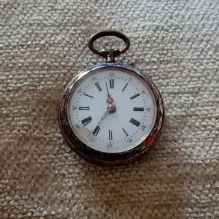Antico orologio da taschino in argento