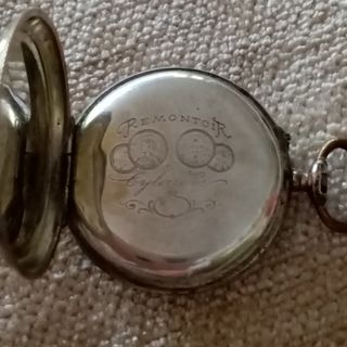Antico orologio da taschino in argento
