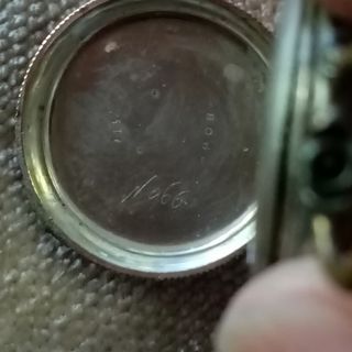 Antico orologio da taschino in argento