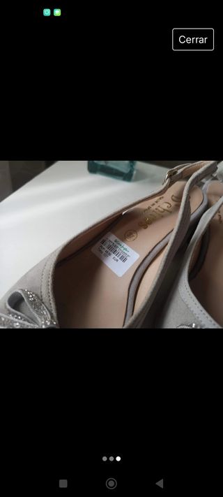 ZAPATO DE FIESTA T37