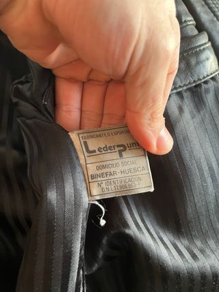 Cazadora de cuero vintage
