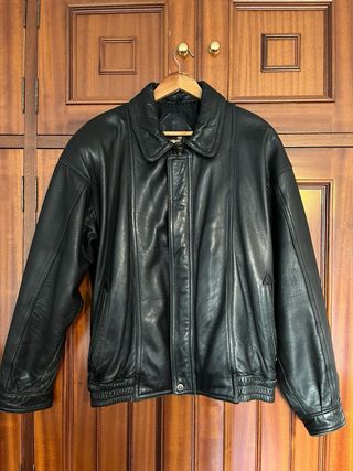 Cazadora de cuero vintage