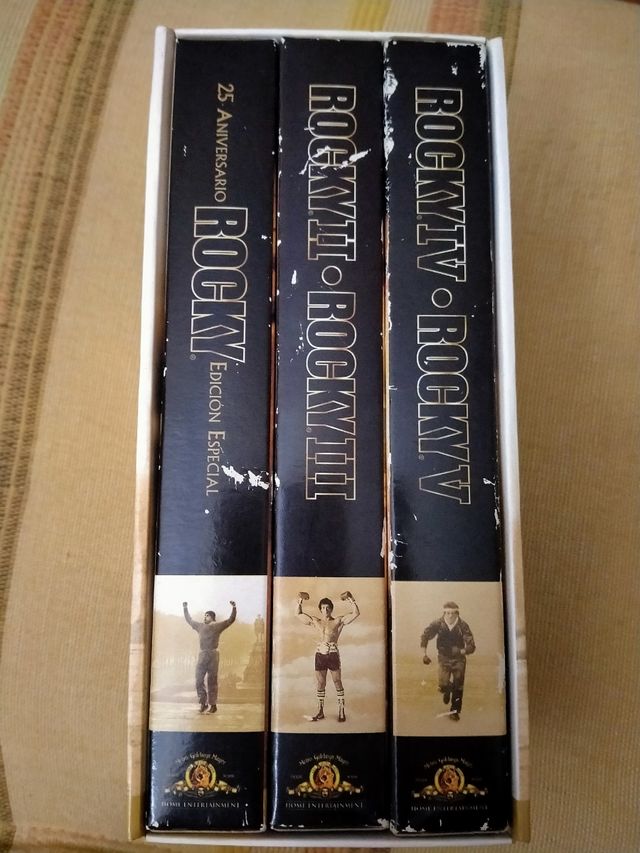 Colección de VHS de Rocky