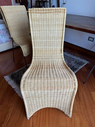 Poltrona in rattan midollino Seychelles