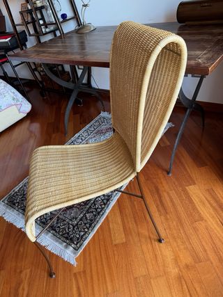 Sedia in rattan midollino Seychelles 
