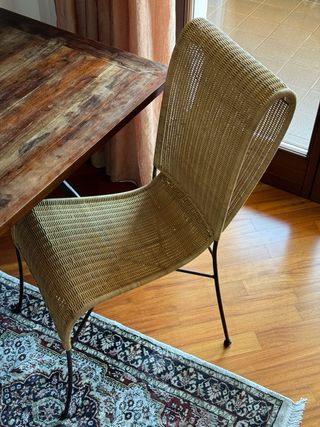 Sedia in rattan midollino Seychelles 