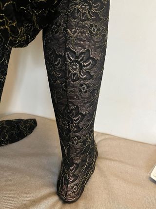 Collant pizzo nero e ori Calzedonia