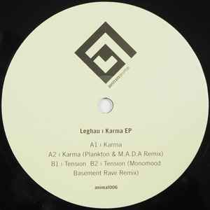 MAXVINILOS - Leghau – Karma EP - TECHNO