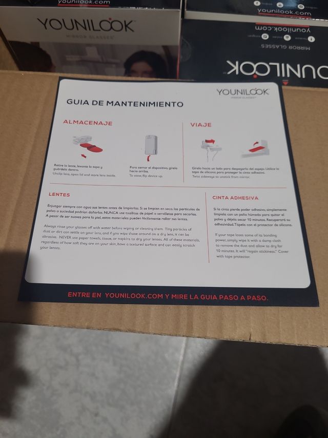 Younilook maquinaje aseo cuidado peil