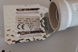 Plafoniera rosa da interno