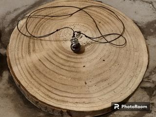 Collana Vetro Viola e acciaio Roberto Cavalli