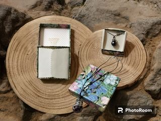 Collana Vetro Viola e acciaio Roberto Cavalli