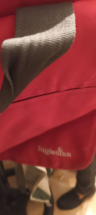 Borsone Inglesina rosso bimbo ottime