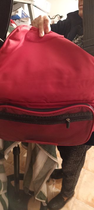 Borsone Inglesina rosso bimbo ottime