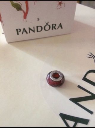 Charm plata y cristal para Pandora