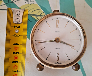 Orologio Sveglia da Tavolo Deller Vintage Germany