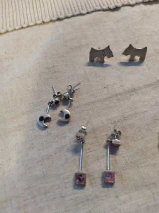 Pendientes plata 925