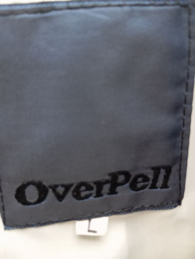 Giacca in  vera pelle bianca taglia L