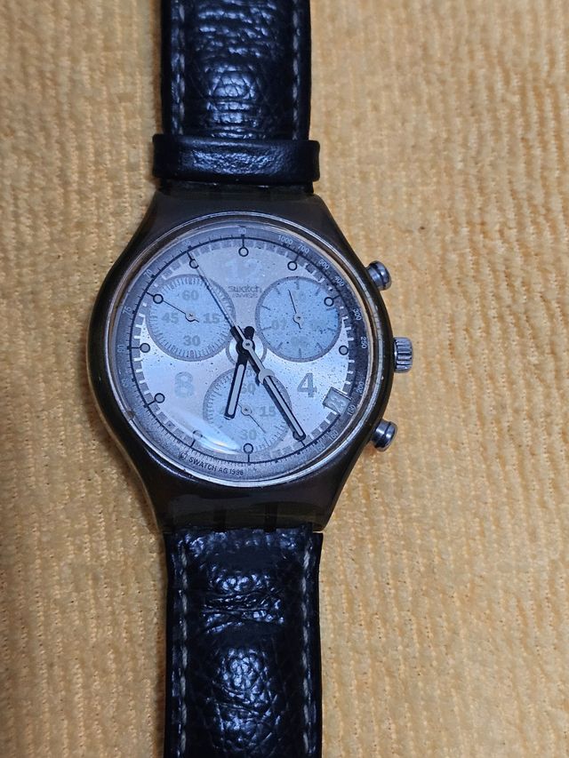 OROLOGIO VINTAGE SWATCH CRONOGRAFO SCM 405