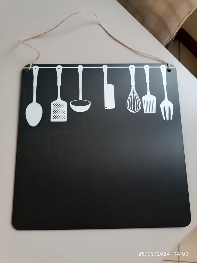 Lavagnetta per cucina