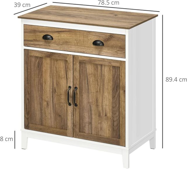 Mobile Multiuso in Truciolato con Armadietto 