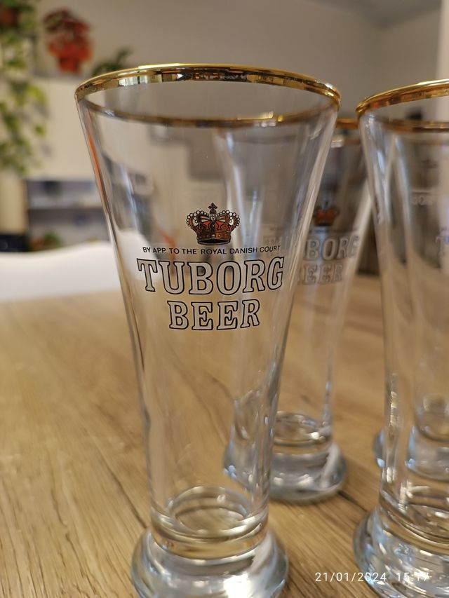 6 bicchieri birra TUBORG