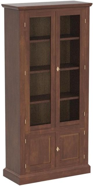 Vetrina Classica 2 Ante e 2 Porte in Legno