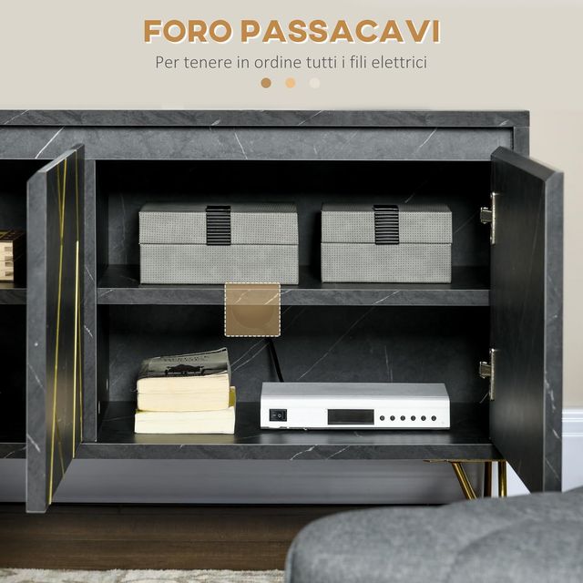 Mobile TV Moderno Fino a 65", Mobiletto Porta TV c