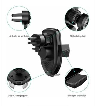 Caricabatterie da auto wireless Usams.