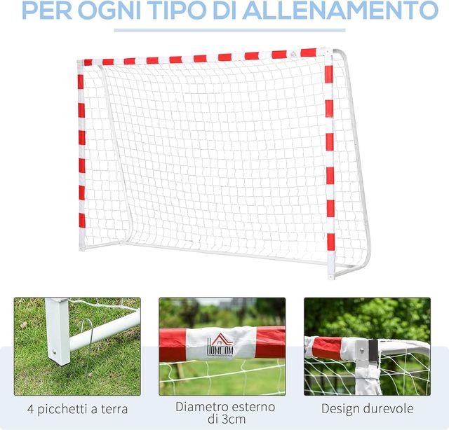 Porta da Calcio e Calcetto in Plastica per Adulti