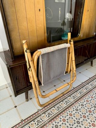 Silla plegable vintage Dal Vera, Italia años 60