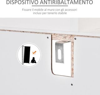 Mobile Cucina per Microonde con Armadietti