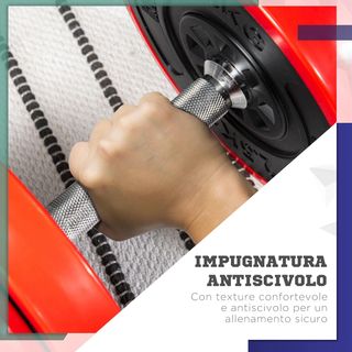 Set Bilanciere con Dischi Pesi 65kg Totali