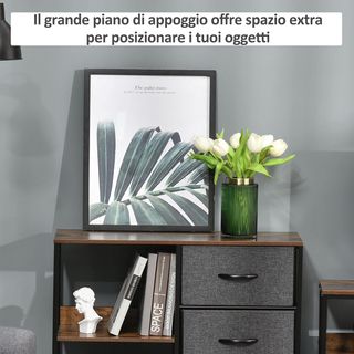 Mobile Cassettiera Multiuso con 3 Cassetti