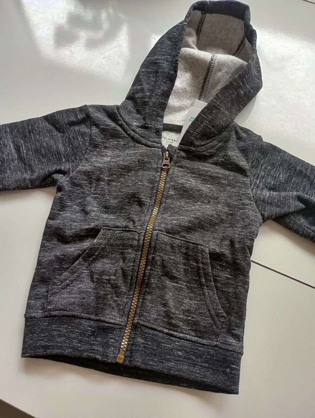 Sudadera cremallera niño