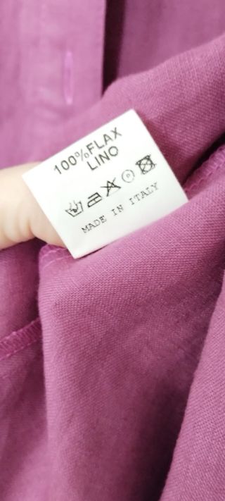 Camicia donna mezze naniche lino tg48