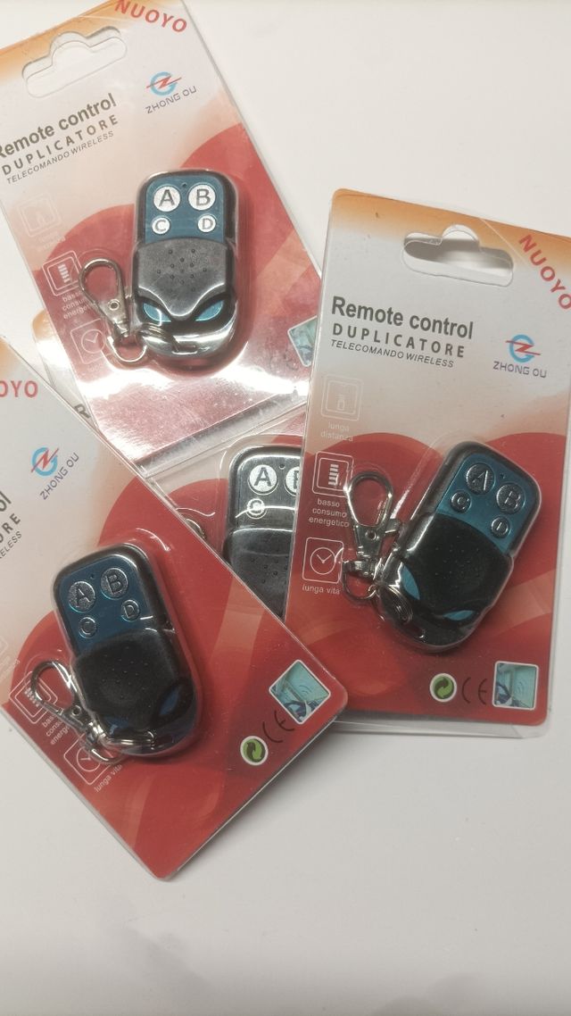Telecomandi per cancelli e serrande