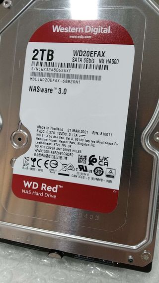 Disco duro WD Red NAS WD20EFAX 2TB