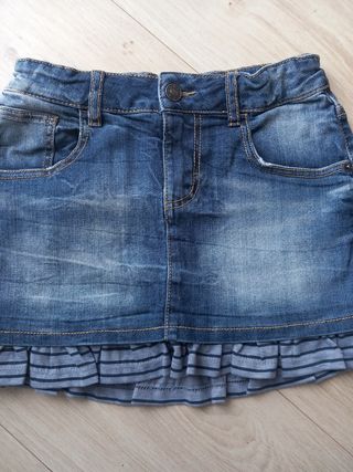 10 - 11 años benetton falda vaquera 
