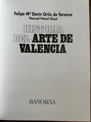 Historia del Arte de VALENCIA